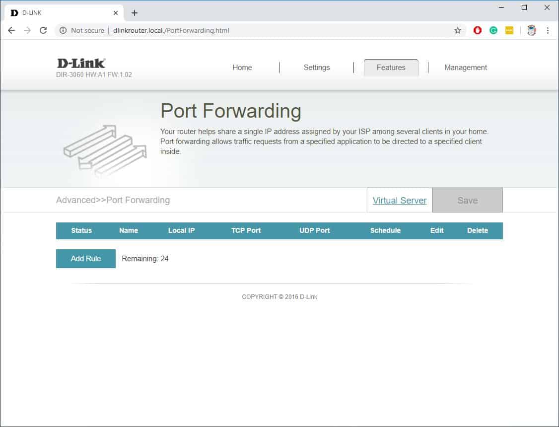 D Link DIR 3060 Web Photos 02 D-Link DIR-3060 EXO AC3000 Router Review