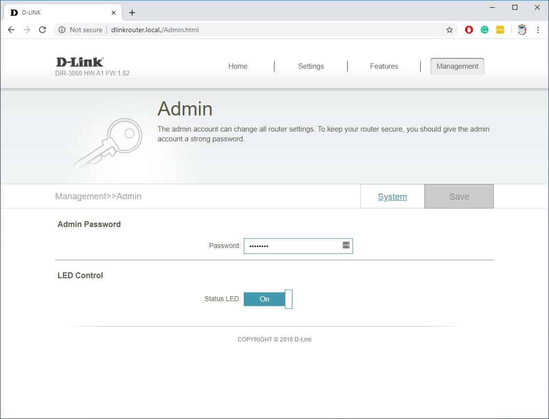 D Link DIR 3060 Web Photos 06 D-Link DIR-3060 EXO AC3000 Router Review