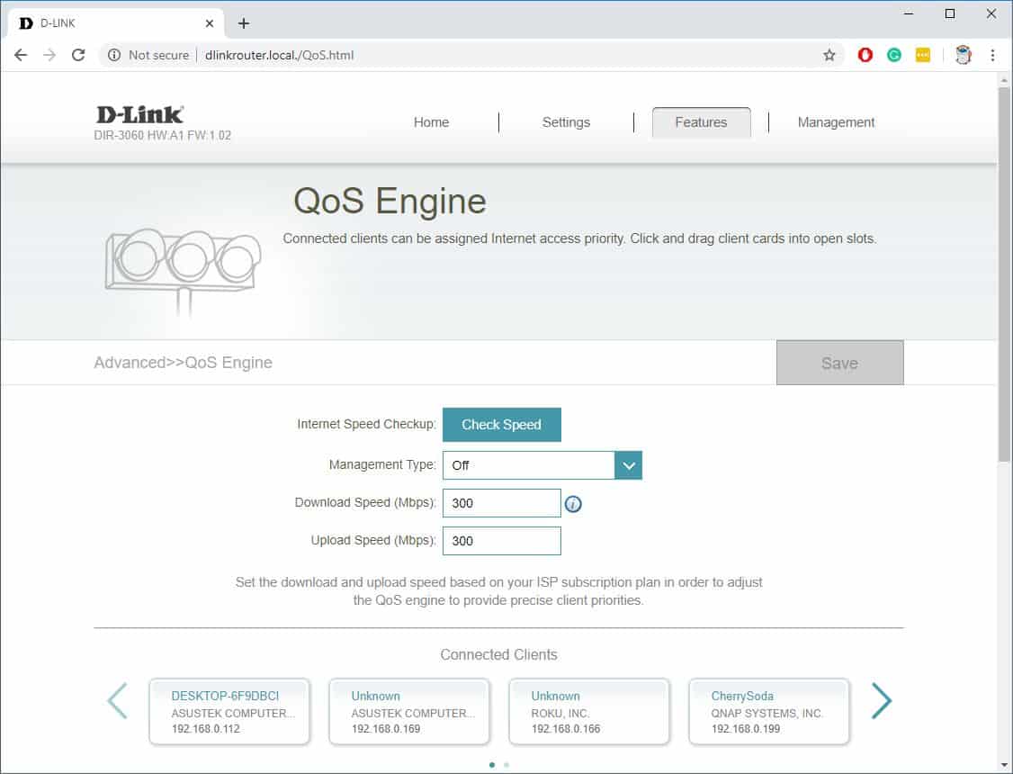D Link DIR 3060 Web Photos 14 D-Link DIR-3060 EXO AC3000 Router Review
