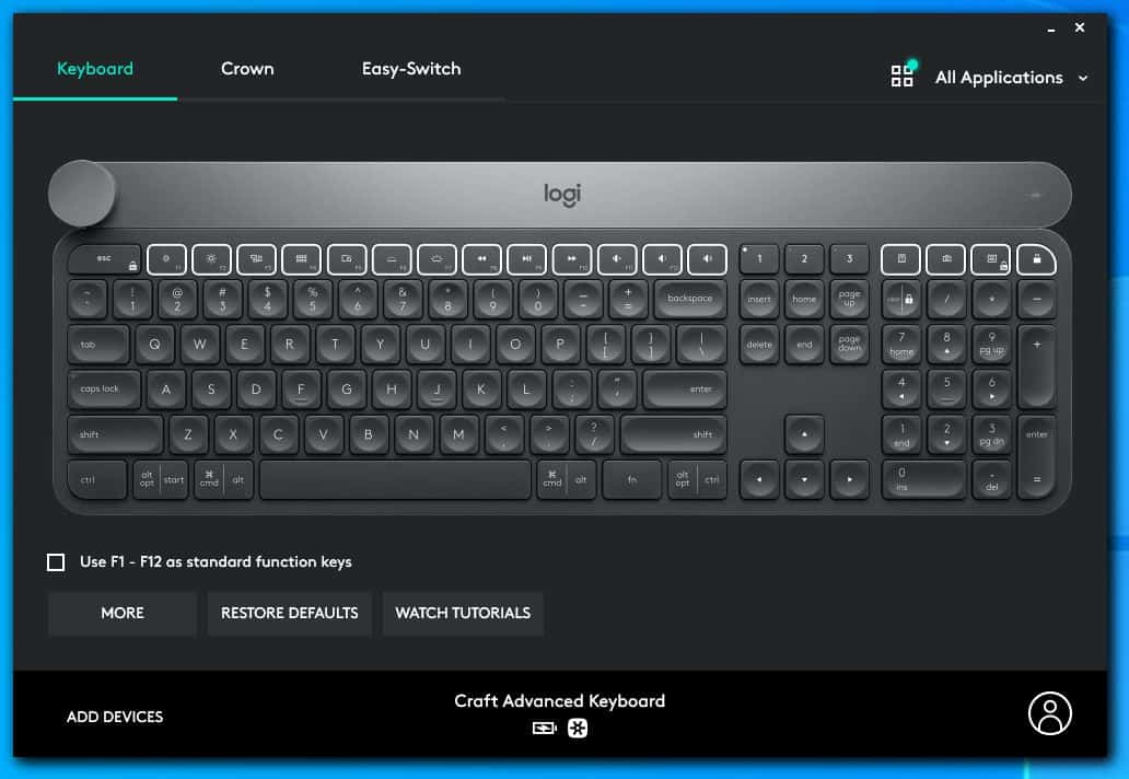 Logitech Craft Screens Photos 07 Logitech Craft Review - The Keyboard for Creatives