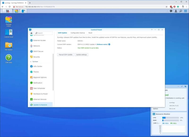 Synology DSM Screen Photos 09 Synology DS918+ NAS Review