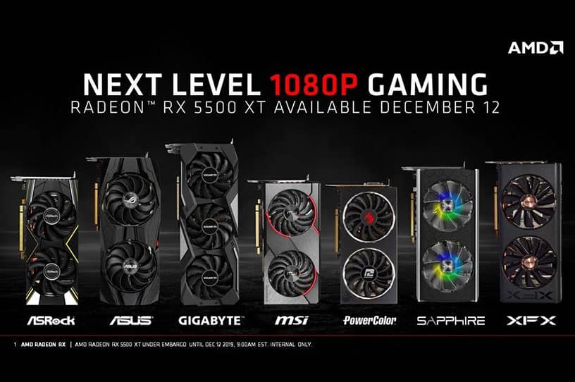 amd press announce AMD Unveils the AMD Radeon RX 5500 XT Graphics Card