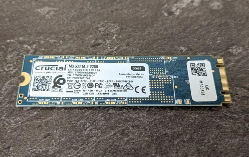 Crucial MX500 M.2 SSD Review 7 Crucial mx500 m Photos 5 Crucial MX500 M.2 SSD Review