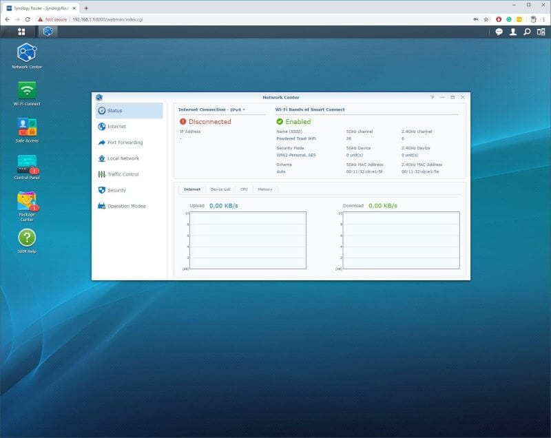 Synology Router Screens Photos 04 Synology RT2600ac Router Review