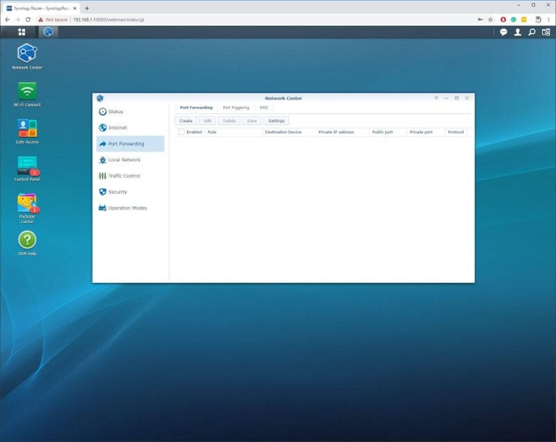 Synology Router Screens Photos 06 Synology RT2600ac Router Review
