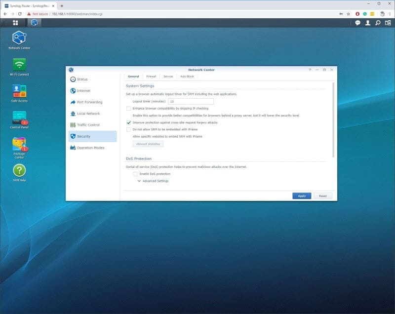 Synology Router Screens Photos 09 Synology RT2600ac Router Review
