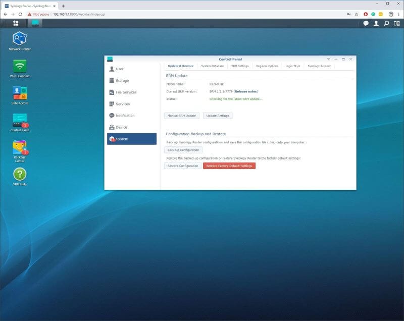 Synology Router Screens Photos 25 Synology RT2600ac Router Review