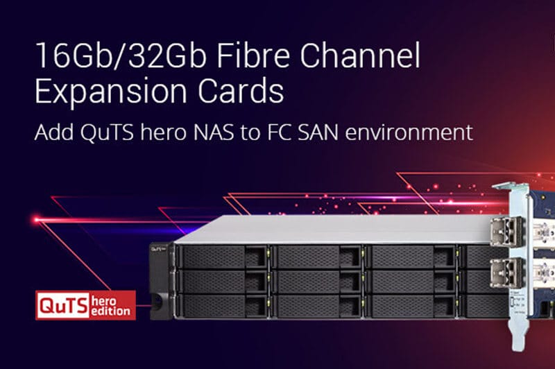 qnap hero card Qnap Fibre Channel Expansion Cards Support QuTS Hero Nas