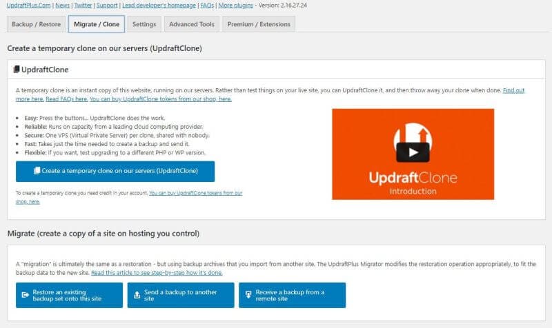 2020 08 31 09 06 36 UpdraftPlus ‹ Latest in Tech — WordPress The Best WordPress Backup Plugin