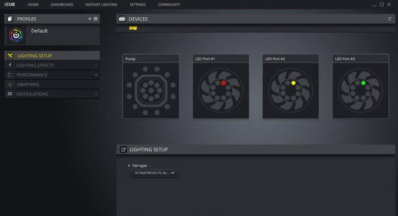 2020 10 29 11 39 08 Corsair iCUE H150i Elite Capellix iCUE Software 2 Corsair iCue H150i Elite Capellix CPU Cooler Review