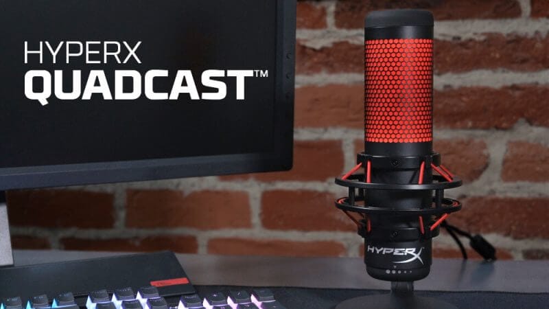 HyperX QuadCast The Best Microphones for Twitch Streaming