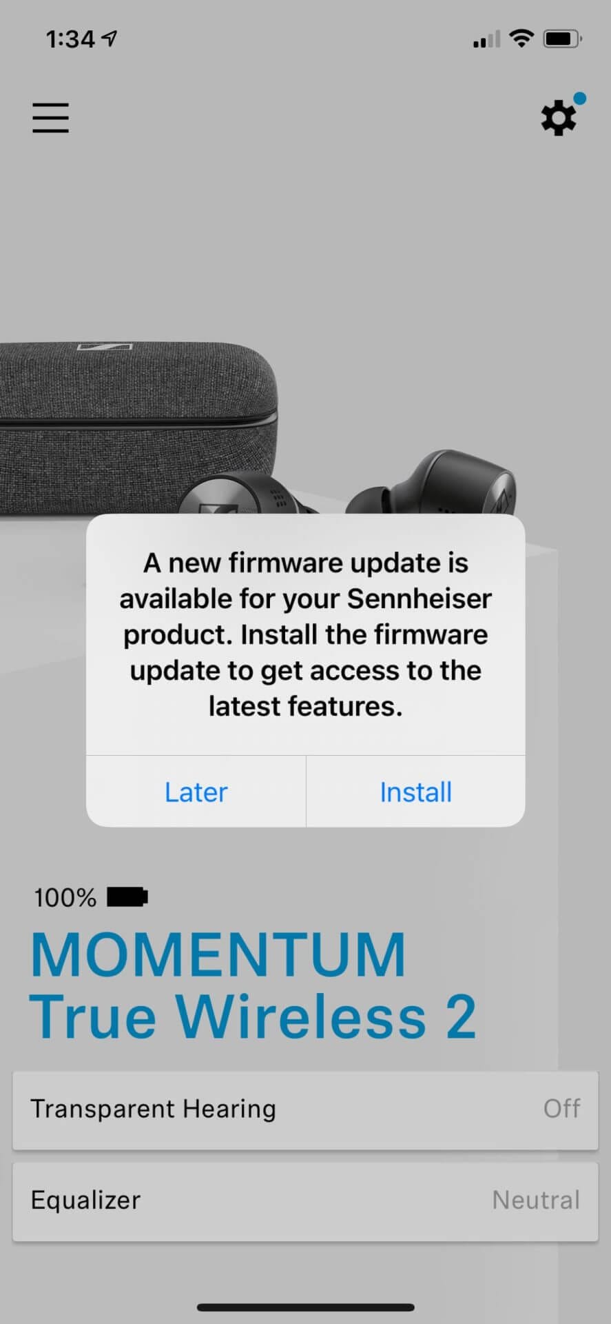 Sennheiser Momentum 2 review Screens photos 09 Sennheiser Momentum True Wireless 2 Review
