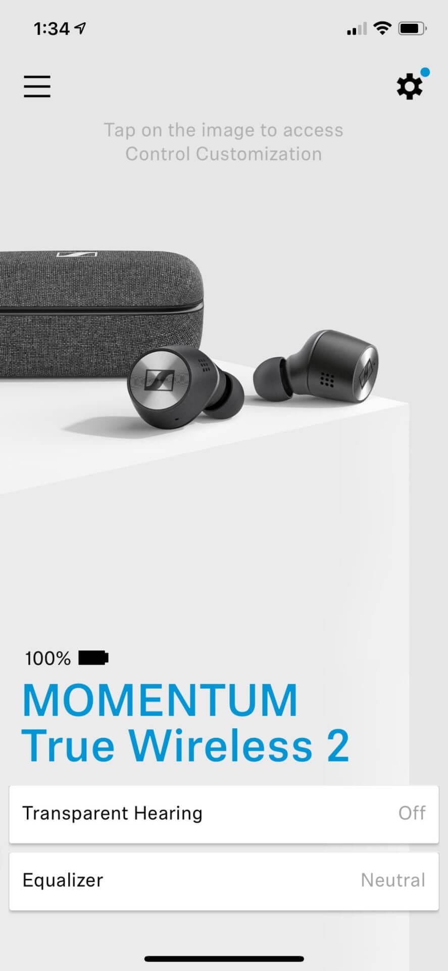 Sennheiser Momentum 2 review Screens photos 10 Sennheiser Momentum True Wireless 2 Review