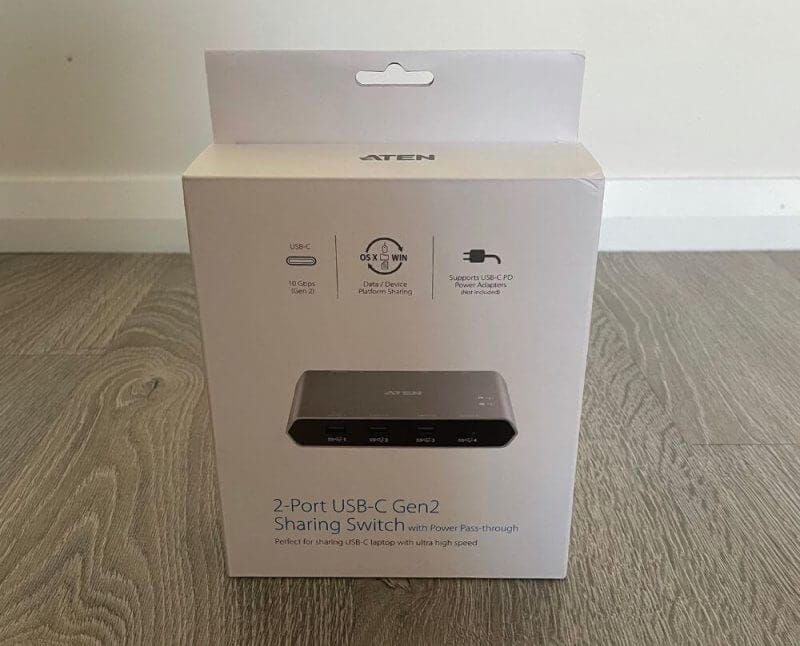 aten 2 port usb switch review photos 1 ATEN US3342 2-Port USB-C Sharing Switch Review