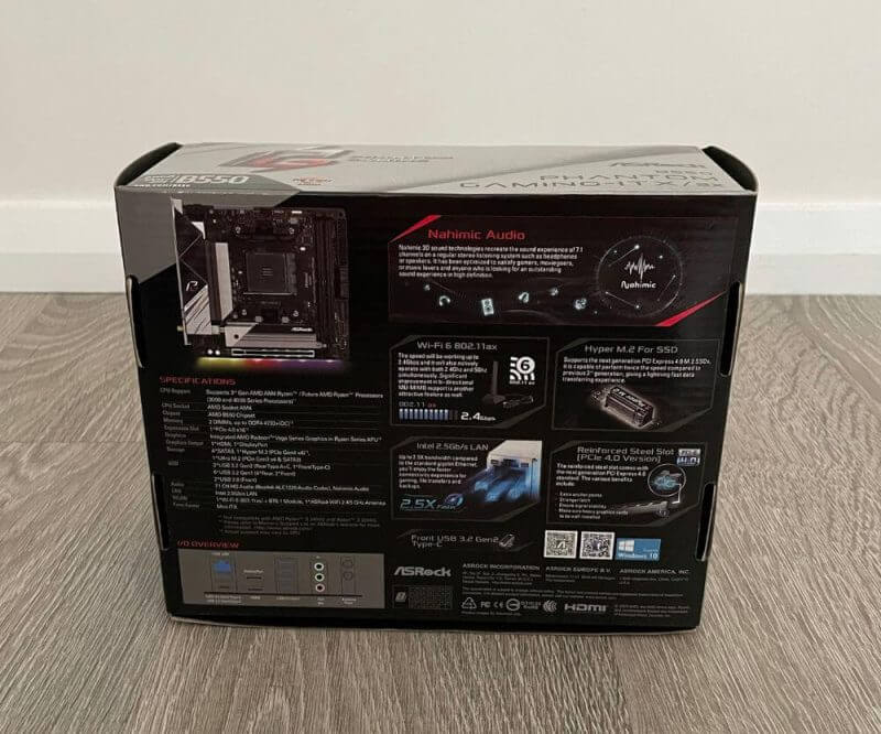 【動作品】 ASRock B550 PHANTOM GAMING ITX/ax ASRock | B550 Phantom Gaming-ITX/ax