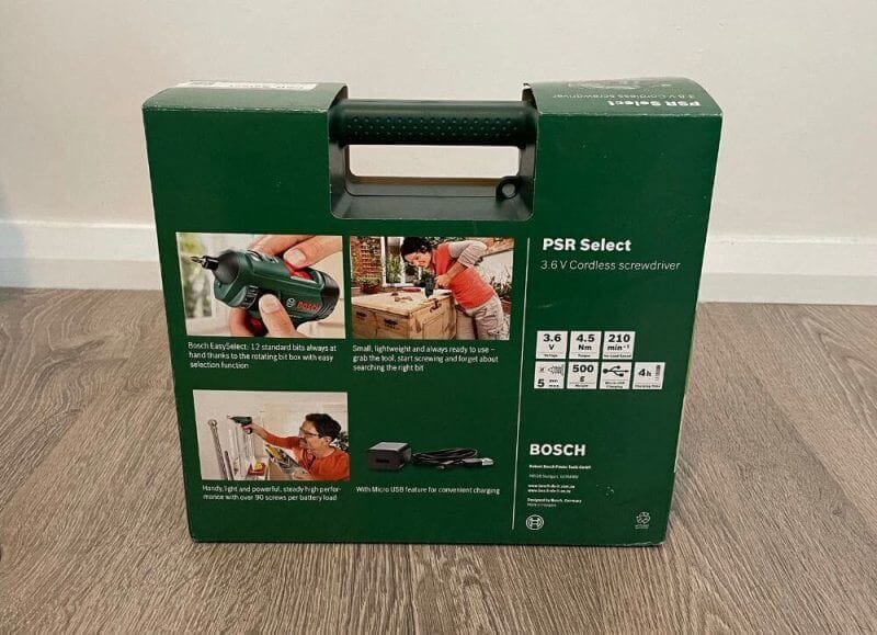 bosch screwdriver Review 02 Bosch PSR Select Cordless Screwdriver Review 