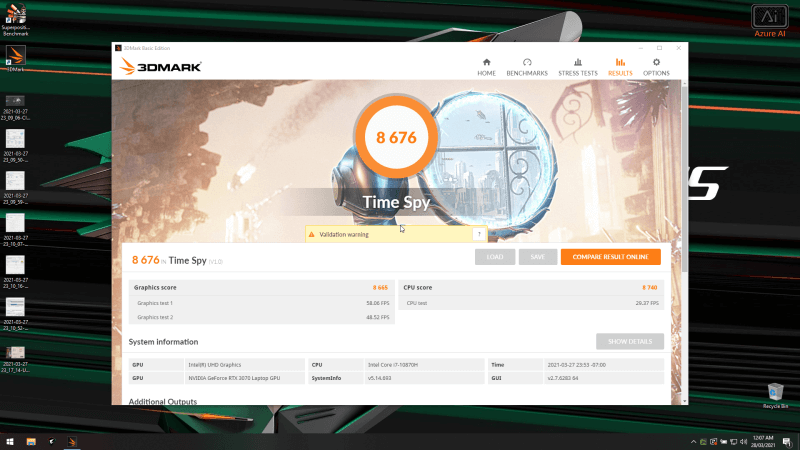 2021 03 28 00 07 30 Screen AORUS 15G XC Gaming Laptop Review