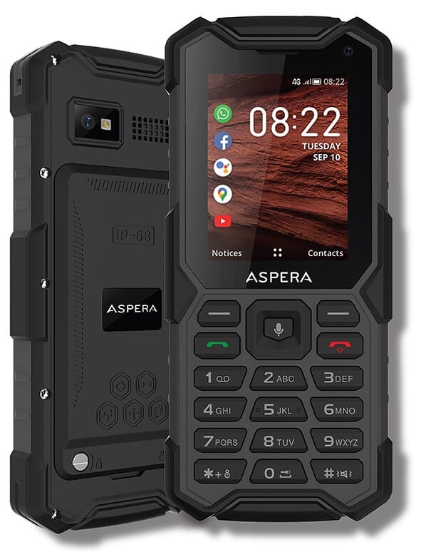 R40 web image1 Aspera Mobile Launches New $129 R40 Rugged Phone with Smart Features