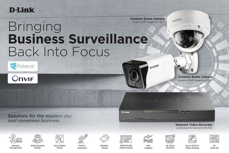 Surveillance Solution KV AU1 D-Link A/NZ Launches New Vigilance Series Surveillance Solutions to Cater for Reliable, High-Resolution Business Monitoring Needs
