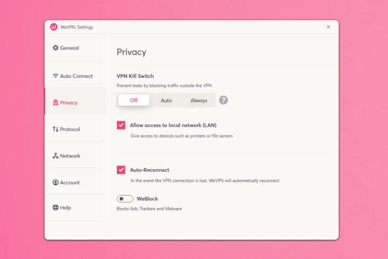 wevpn review 5 WeVPN Review