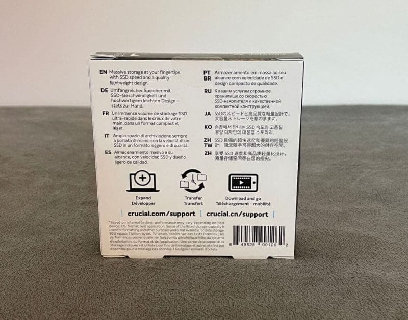 Crucial X6 Portable SSD Review 3 crucial x6 review 02 Crucial X6 Portable SSD Review