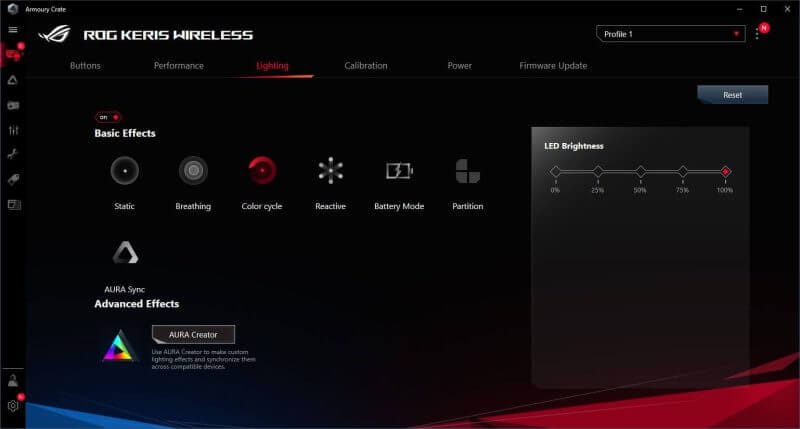 keris 2021 06 09 11 13 58 ARMOURY CRATE ASUS ROG Keris Wireless Gaming Mouse Review