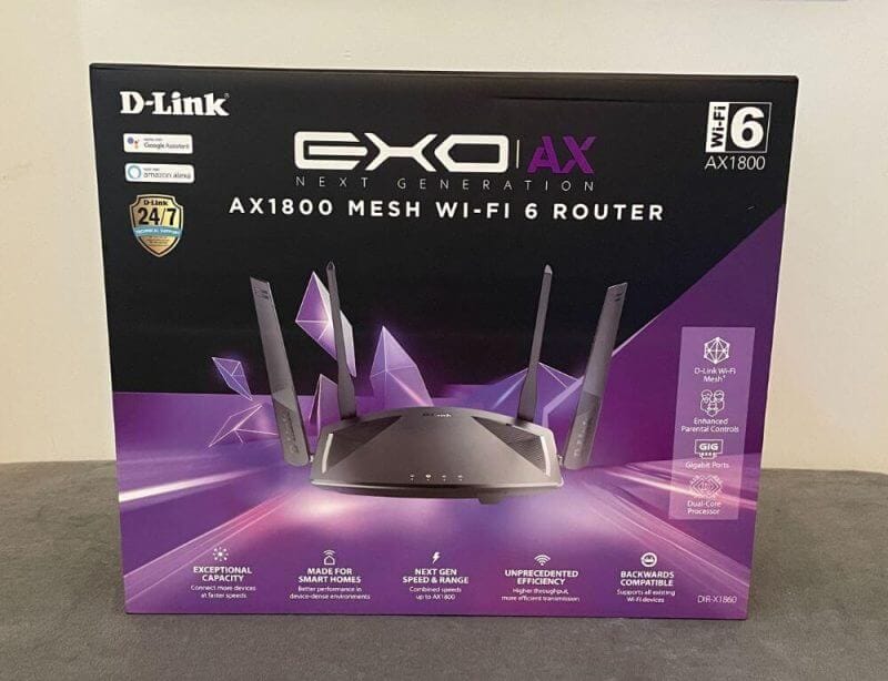 D-Link DIRX1860 Mesh WiFi 6 Router Review 2 Dlink DIR X1860 Review 01 D-Link DIRX1860 Mesh WiFi 6 Router Review