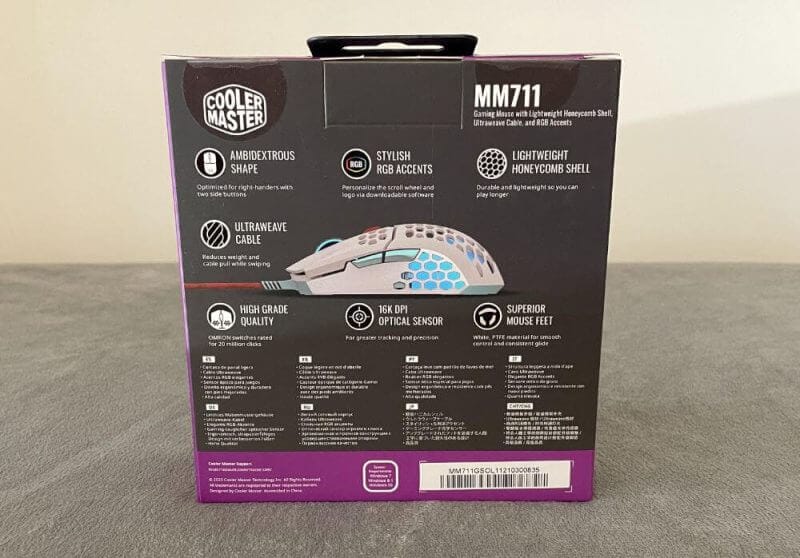 cooler master mm711 Review 02 Cooler Master MM711 Gaming Mouse Review