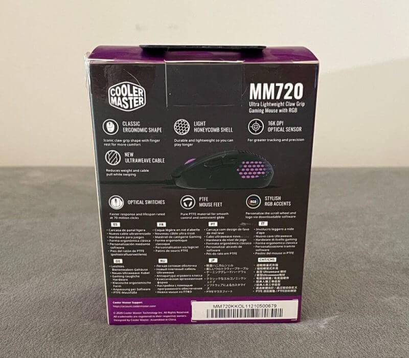cooler master mm720 Review 02 Cooler Master MM720 Gaming Mouse Review