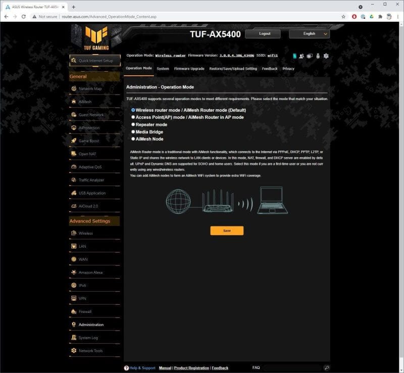 ASUS TUFAX5400 Router Review 18 ASUS TUF Gaming AX5400 Router Review