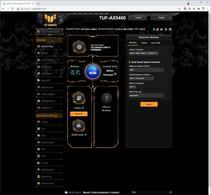 ASUS TUFAX5400 Router Review 25 ASUS TUF Gaming AX5400 Router Review