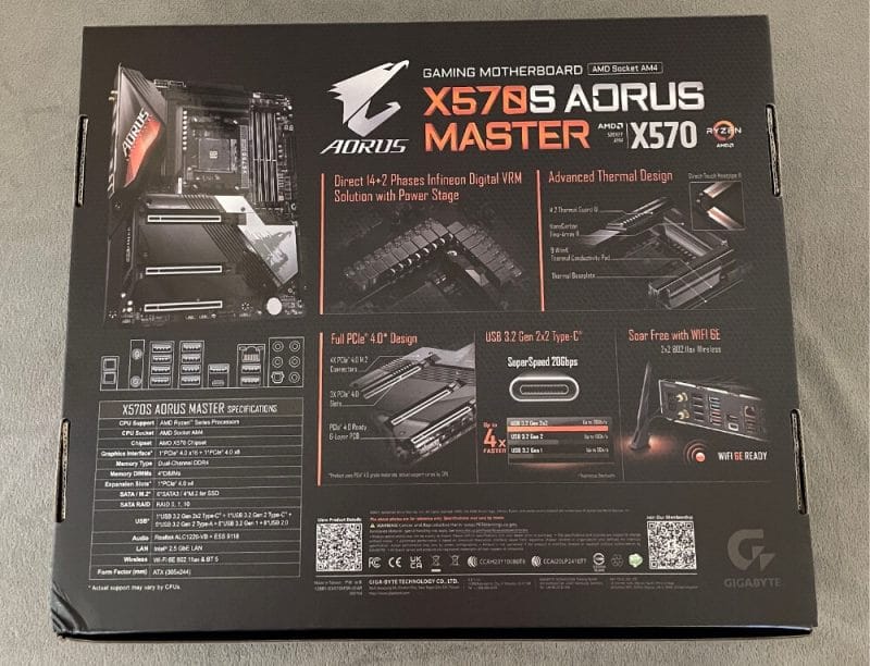 GAORUS X570S Master Review 2 Gigabyte X570S AORUS MASTER Motherboard Review
