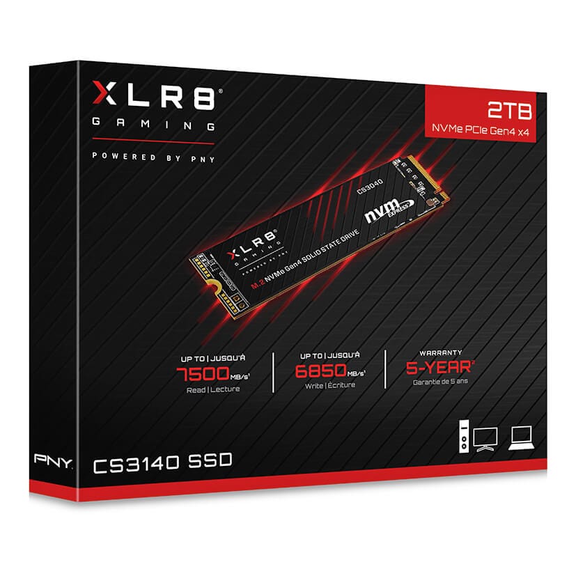 XLR8 CS3140 SSD M.2 NVME 2TB pk1 PNY Launches New PNY XLR8 PS5 SSD Heatsink