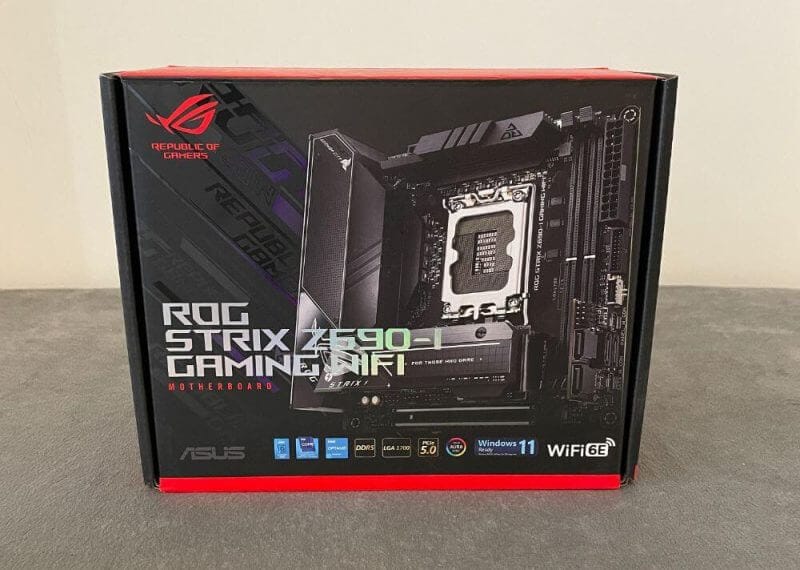 asus z690 itx review1 ASUS ROG Strix Z690-I Gaming WiFi Motherboard Review