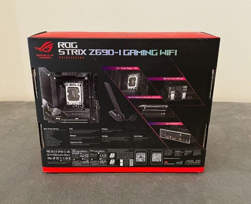 asus z690 itx review2 ASUS ROG Strix Z690-I Gaming WiFi Motherboard Review
