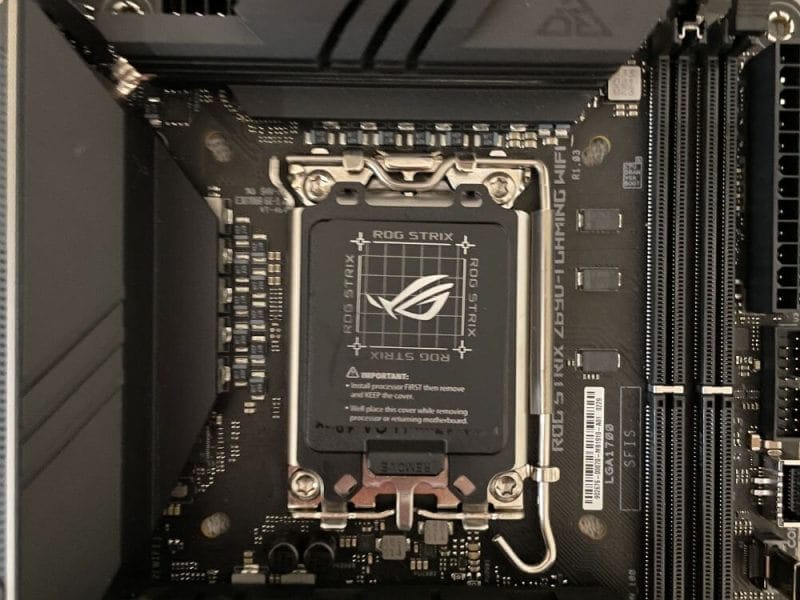 asus z690 itx review5 ASUS ROG Strix Z690-I Gaming WiFi Motherboard Review
