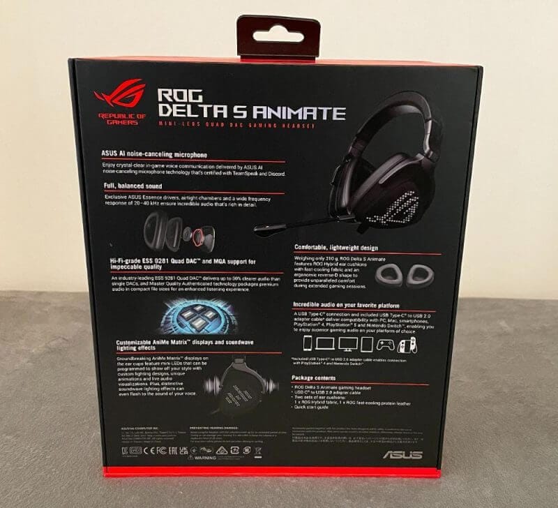 asus rog delta s animate review11 ASUS ROG Delta S Animate Headset Review