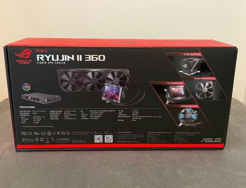 asus rog ryujin ii 360 cooler review2 ASUS ROG Ryujin II 360 Review