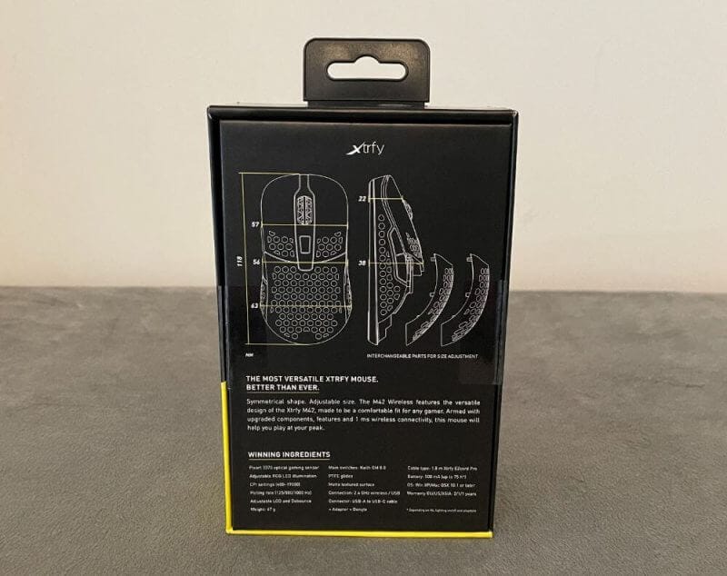 Xtrfy M42 Wireless Mouse Review 3 xtrfy m42 wireless review2 Xtrfy M42 Wireless Mouse Review