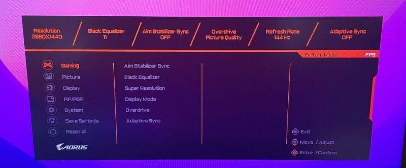 AORUS FI32Q X Review20 Gigabyte AORUS FI32Q X Monitor Review