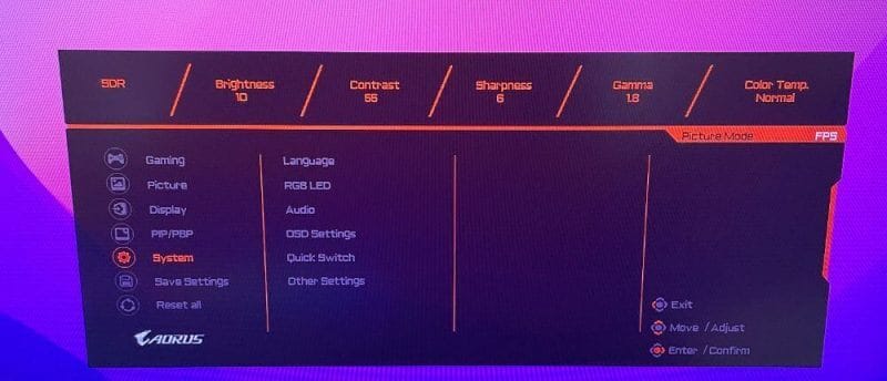 AORUS FI32Q X Review24 Gigabyte AORUS FI32Q X Monitor Review