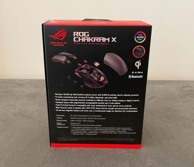 rog chakram x review7 ASUS ROG Chakram X Wireless Mouse Review