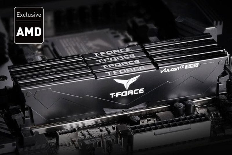 tfroceamdram T-FORCE Launches VULCANα DDR5 Gaming Memory for the Next Generation AMD AM5 Platform