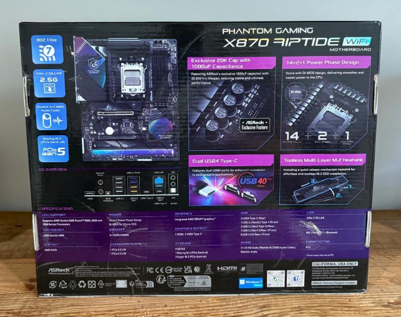 ASRock Phantom Gaming X870 Riptide review9 ASRock Phantom Gaming X870 Riptide WiFi Review: High-Performance Gaming on a Budget