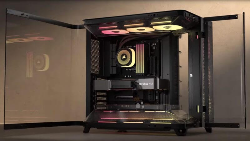 CleanShot 2025 11 21 at Corsair Air 5400 Review: A Fresh Take on High-Airflow PC Case Design