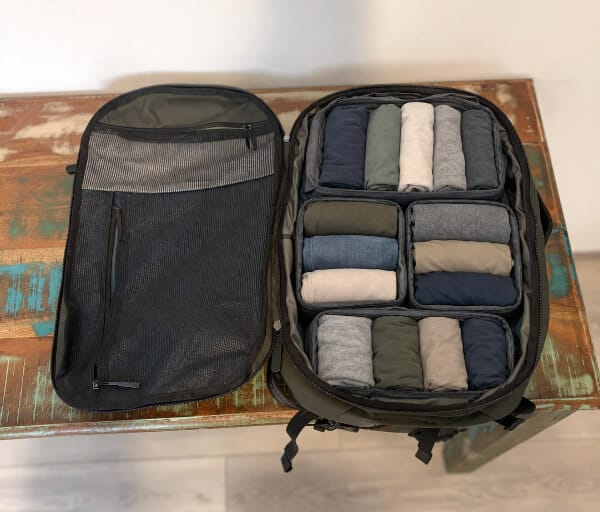 bell packed1 Bellroy Transit Travel Pack Pro Review: A Smarter Carry for Serious Travel